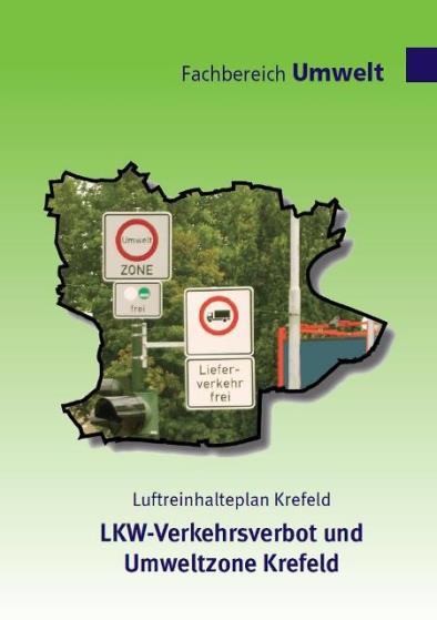 Bild der Broschüre LKW-Verkehrsverbot und Umweltzone Krefeld