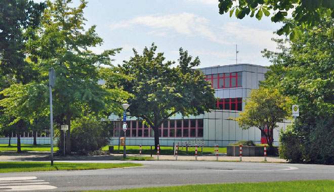 Die Robert Jungk-Gesamtschule.Foto: Stadt Krefeld, Presse und Kommunikation