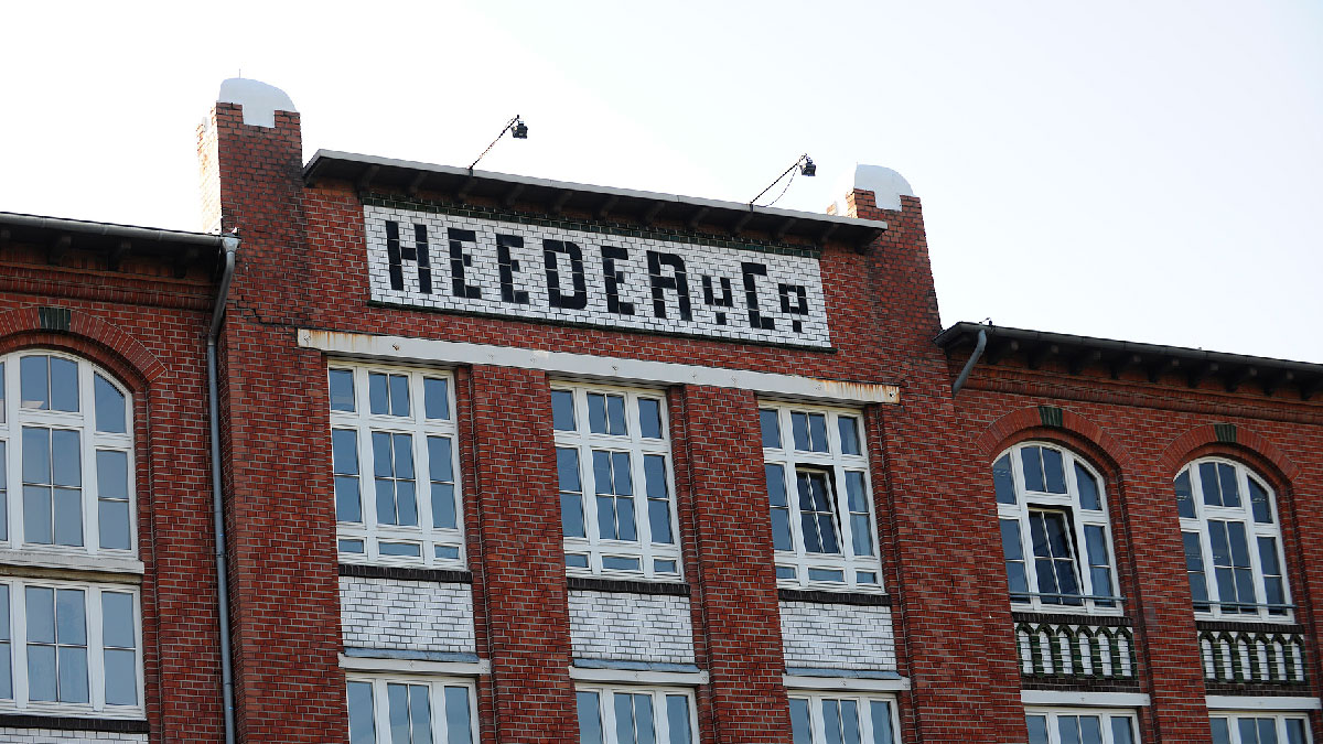 Außenansicht der Fabrik Heeder.Foto: Stadt Krefeld, Presse und Kommunikation Außenansicht der Fabrik Heeder.Foto: Stadt Krefeld, Presse und Kommunikation
